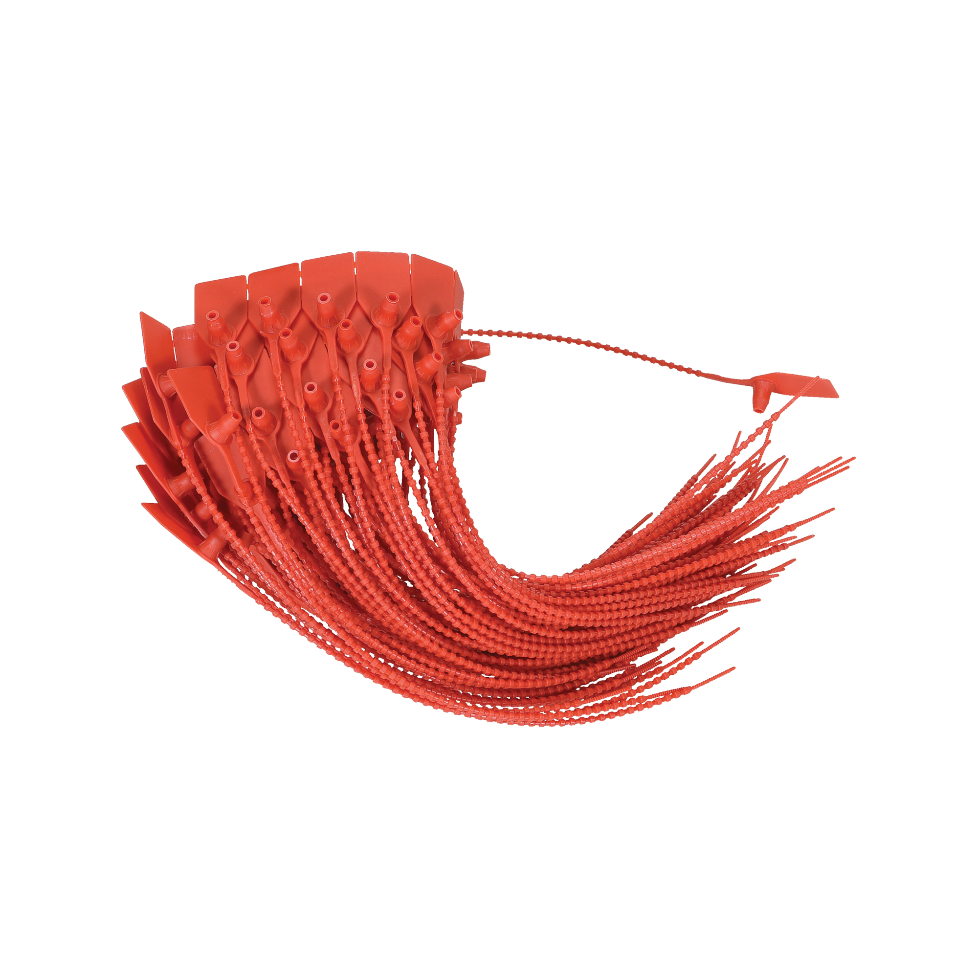 Vestil Polypropylene Security Seal - Red, 0.75in. Height, Model# SECS-B9-RD